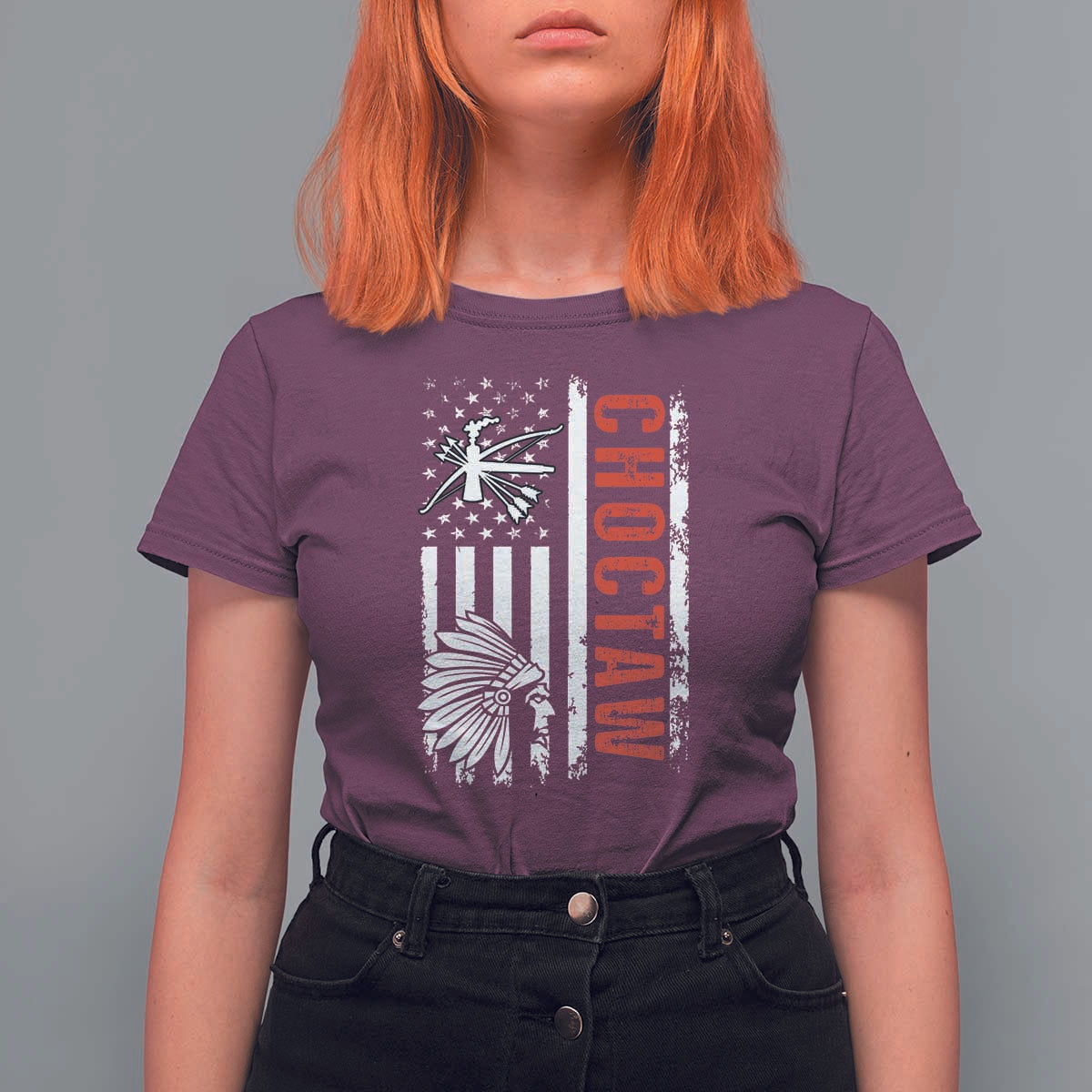 Choctaw Tribe Native American Day Indigenous Peoples Day T Shirt For Women - Wonder Print Shop