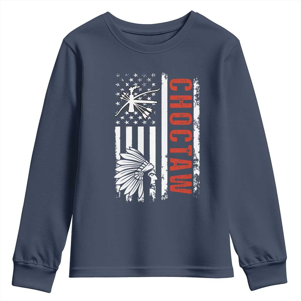 Choctaw Tribe Native American Day Indigenous Peoples Day Youth Sweatshirt - Wonder Print Shop