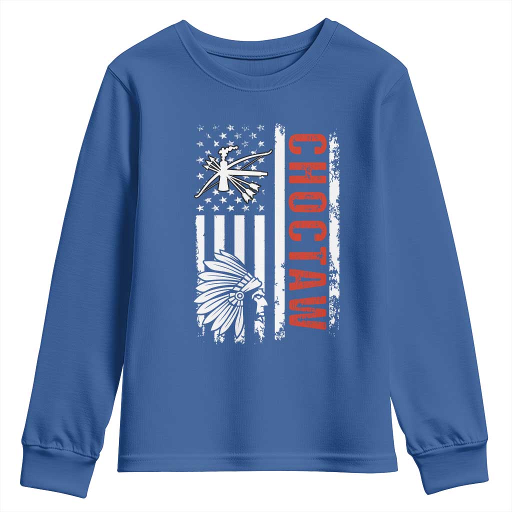 Choctaw Tribe Native American Day Indigenous Peoples Day Youth Sweatshirt - Wonder Print Shop