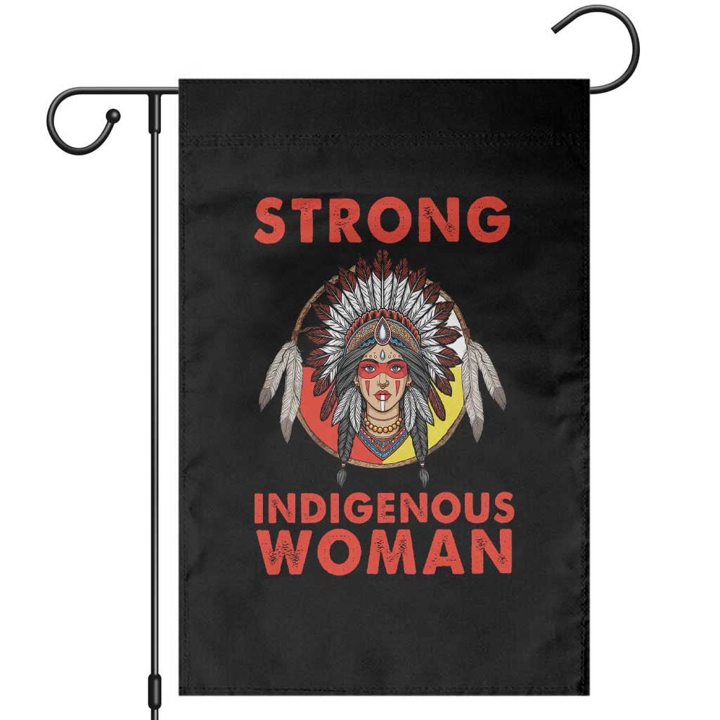 MMIW Native American Strong Indigenous Woman Garden Flag - Wonder Print Shop