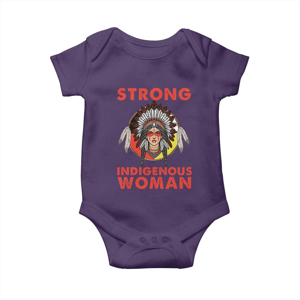 MMIW Native American Strong Indigenous Woman Baby Onesie - Wonder Print Shop