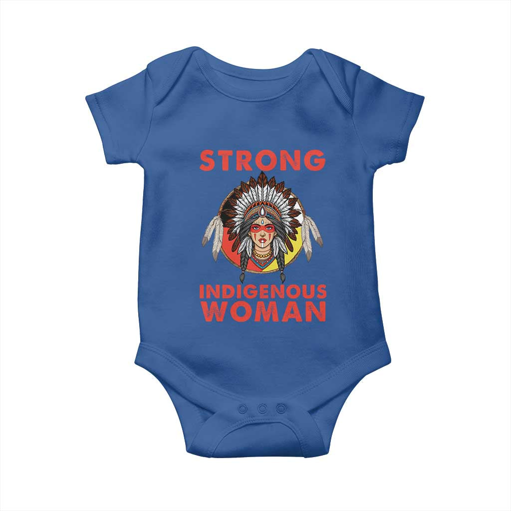 MMIW Native American Strong Indigenous Woman Baby Onesie - Wonder Print Shop