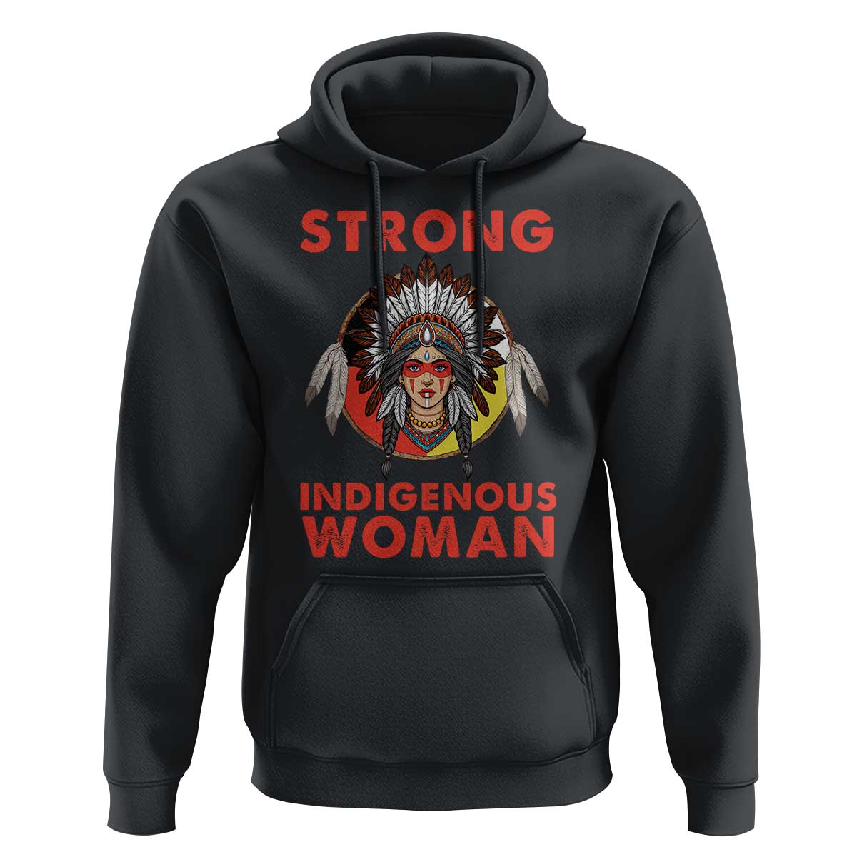 MMIW Native American Strong Indigenous Woman Hoodie - Wonder Print Shop