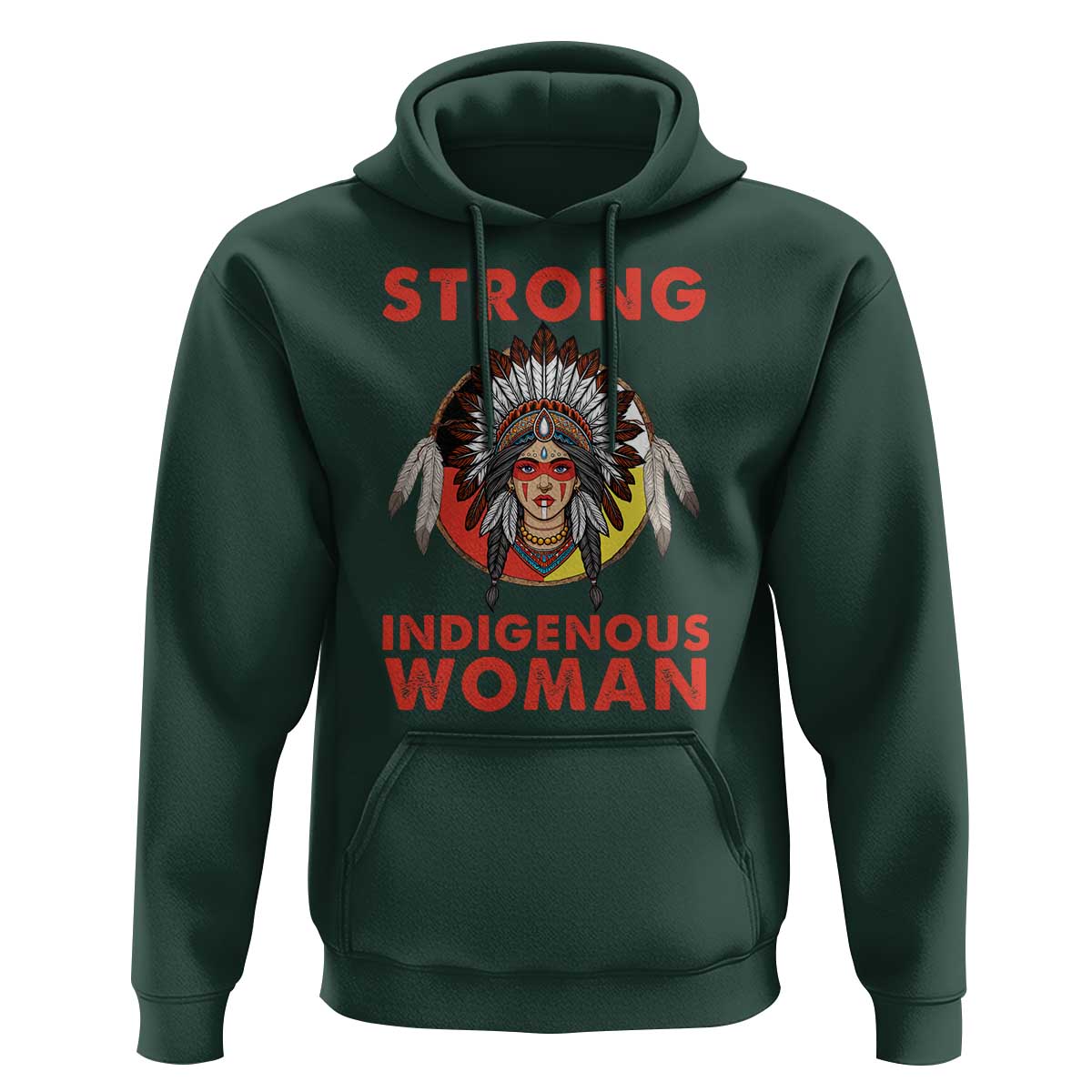 MMIW Native American Strong Indigenous Woman Hoodie - Wonder Print Shop