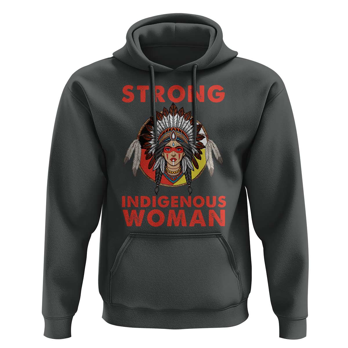MMIW Native American Strong Indigenous Woman Hoodie - Wonder Print Shop