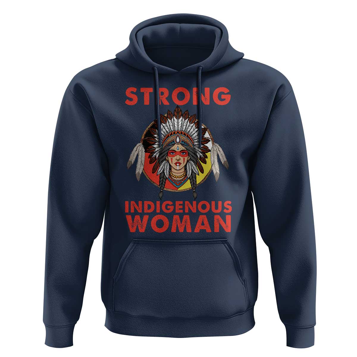 MMIW Native American Strong Indigenous Woman Hoodie - Wonder Print Shop