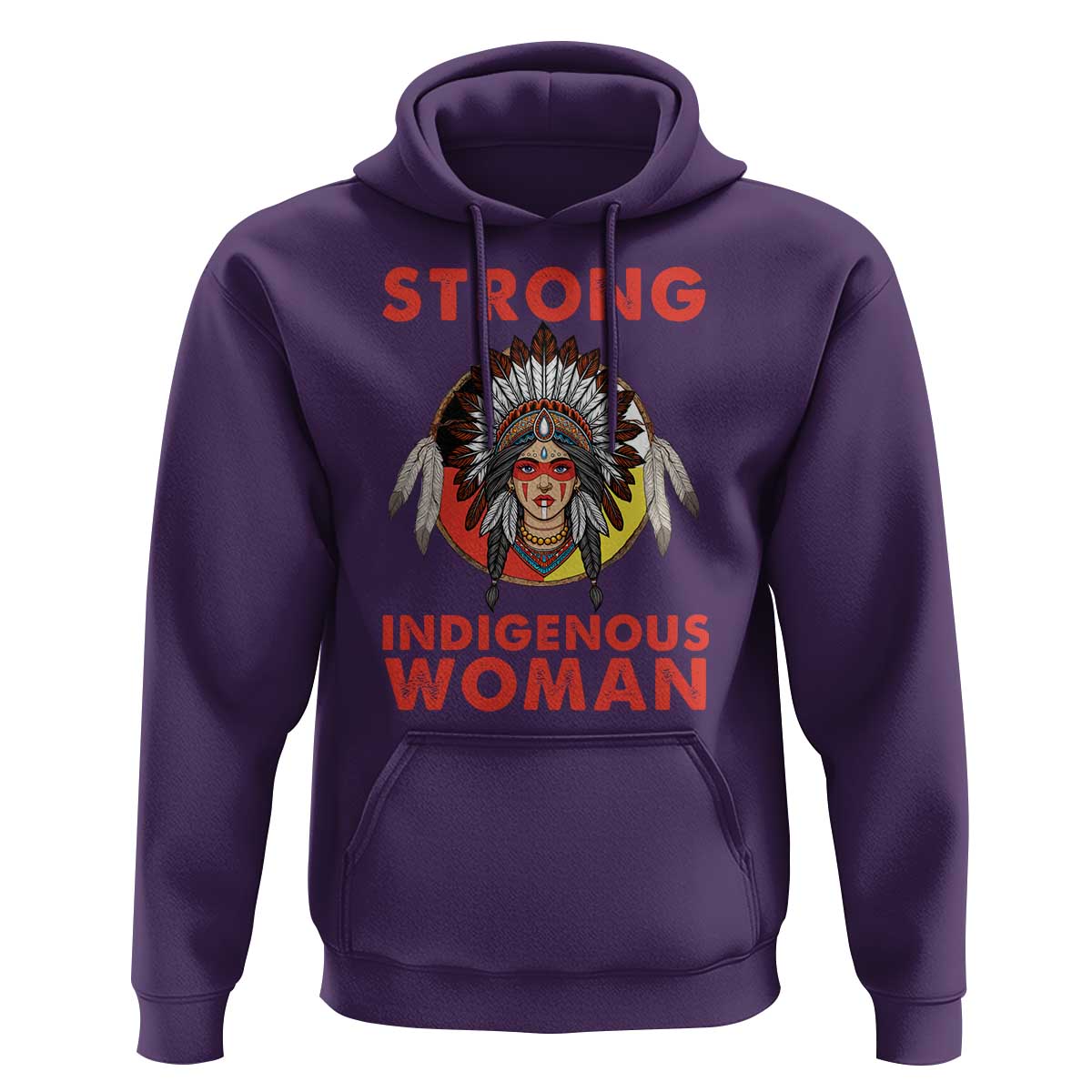 MMIW Native American Strong Indigenous Woman Hoodie - Wonder Print Shop