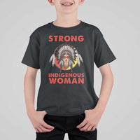 MMIW Native American Strong Indigenous Woman T Shirt For Kid - Wonder Print Shop