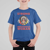 MMIW Native American Strong Indigenous Woman T Shirt For Kid - Wonder Print Shop
