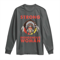 MMIW Native American Strong Indigenous Woman Long Sleeve Shirt - Wonder Print Shop