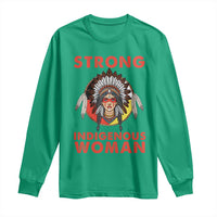 MMIW Native American Strong Indigenous Woman Long Sleeve Shirt - Wonder Print Shop