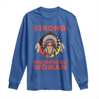 MMIW Native American Strong Indigenous Woman Long Sleeve Shirt - Wonder Print Shop
