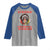 MMIW Native American Strong Indigenous Woman Raglan Shirt - Wonder Print Shop
