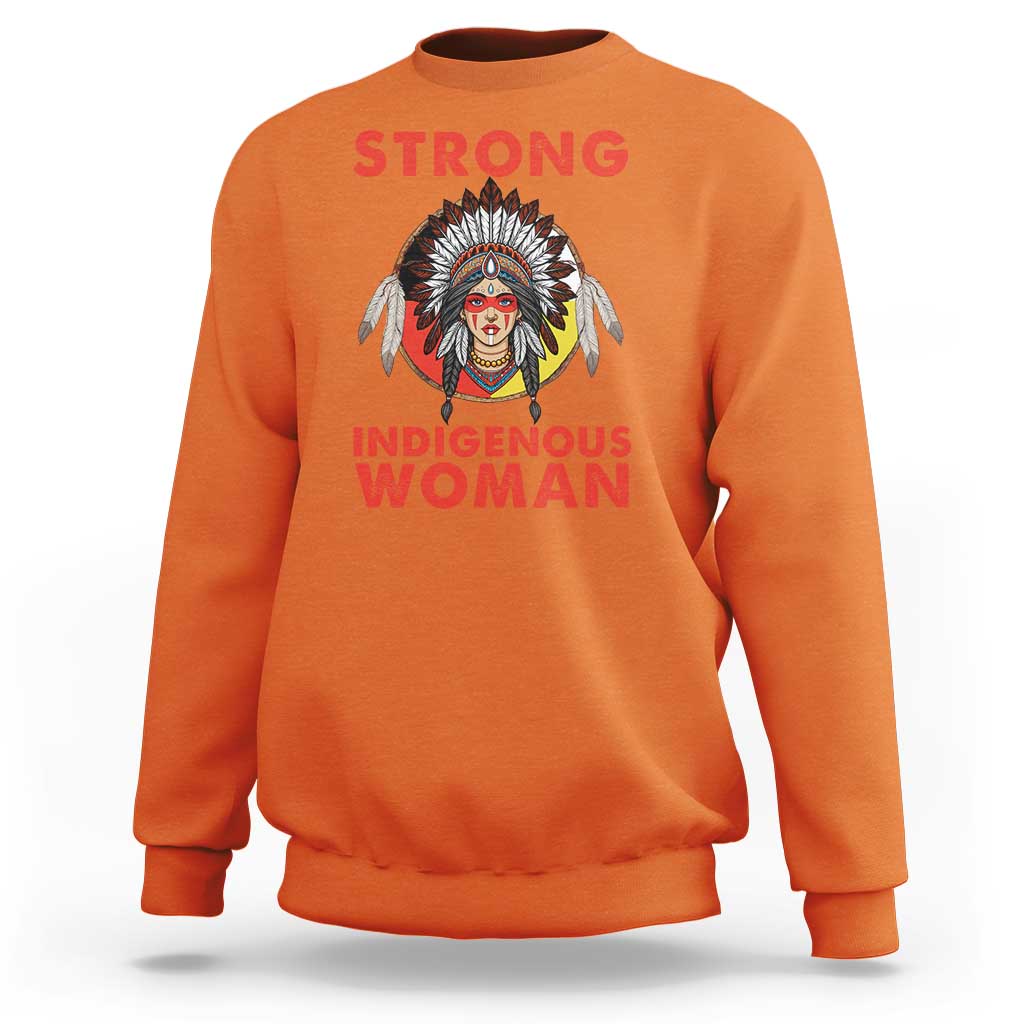 MMIW Native American Strong Indigenous Woman Sweatshirt - Wonder Print Shop