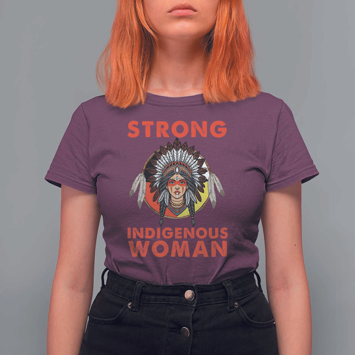 MMIW Native American Strong Indigenous Woman T Shirt For Women - Wonder Print Shop