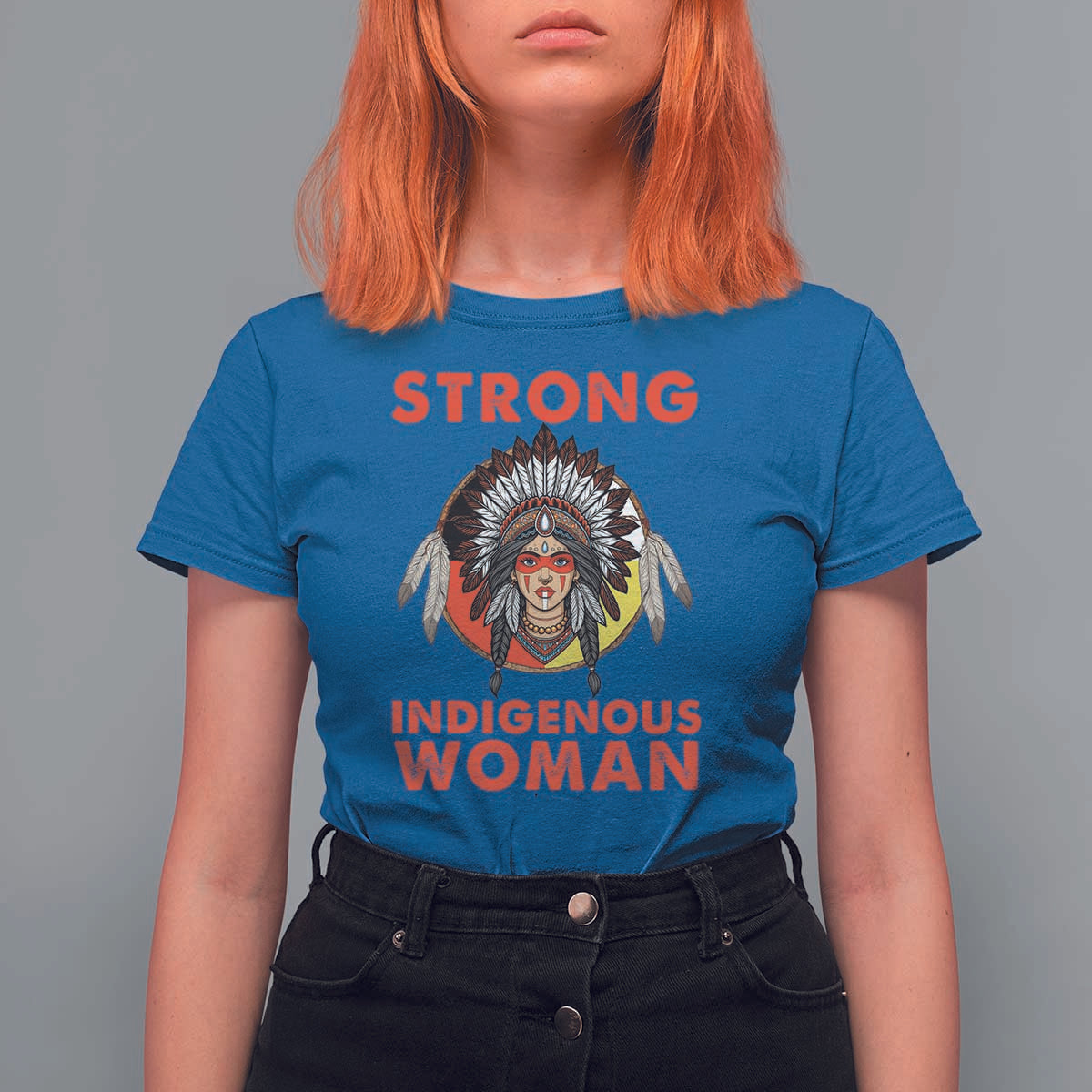 MMIW Native American Strong Indigenous Woman T Shirt For Women - Wonder Print Shop