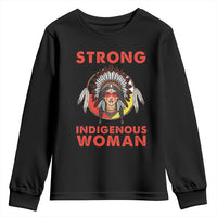MMIW Native American Strong Indigenous Woman Youth Sweatshirt - Wonder Print Shop