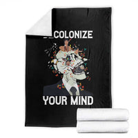 Indigenous People Native American Throw Blanket Decolonize Your Mind - Wonder Print Shop