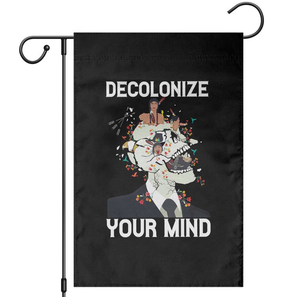 Indigenous People Native American Garden Flag Decolonize Your Mind - Wonder Print Shop