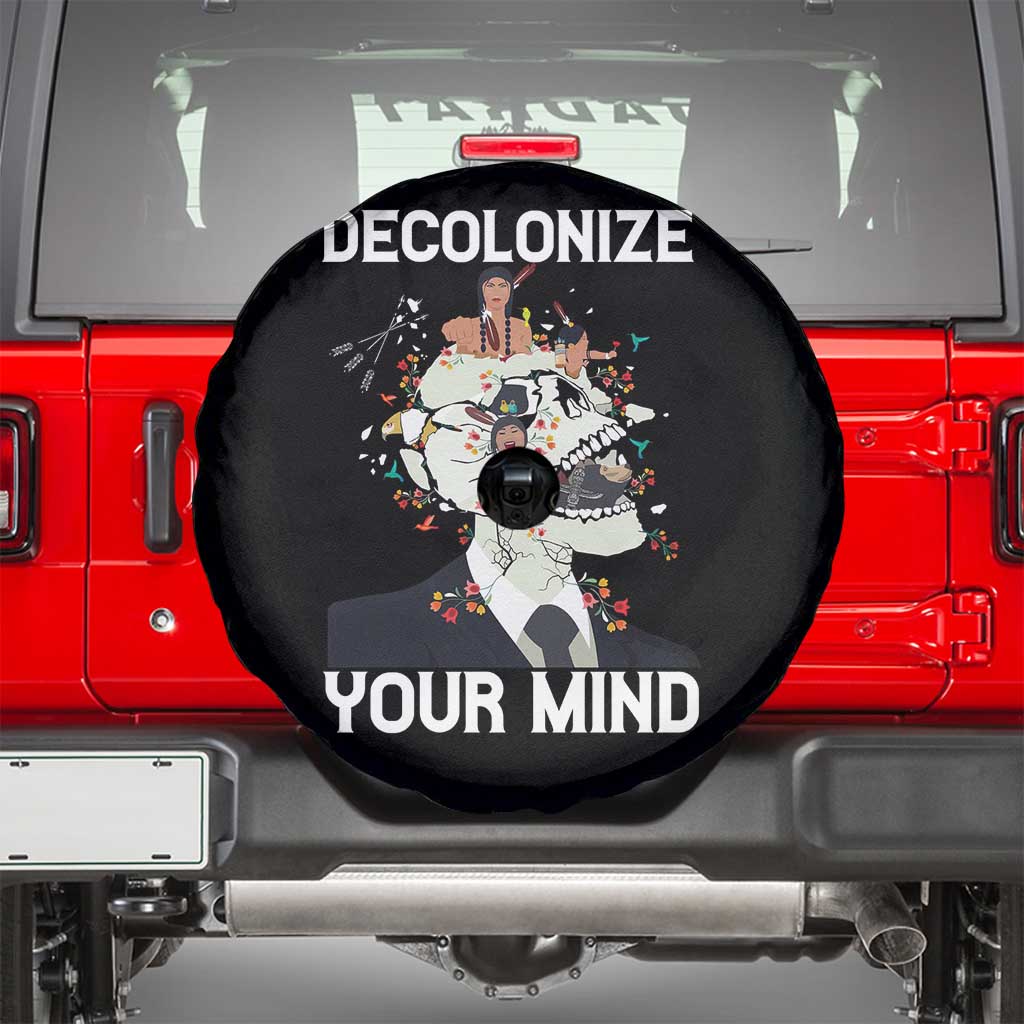 Indigenous People Native American Spare Tire Cover Decolonize Your Mind - Wonder Print Shop