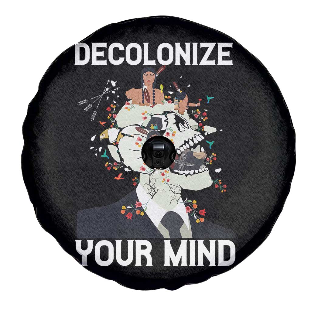Indigenous People Native American Spare Tire Cover Decolonize Your Mind - Wonder Print Shop