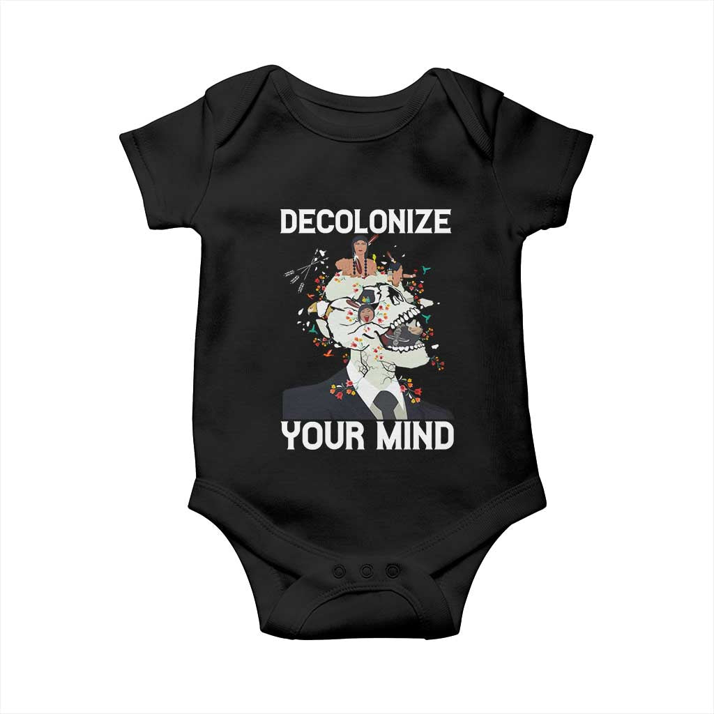 Indigenous People Native American Baby Onesie Decolonize Your Mind - Wonder Print Shop