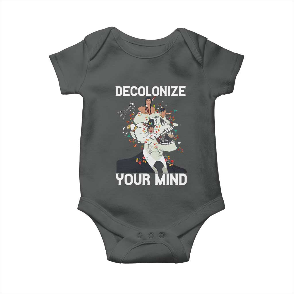 Indigenous People Native American Baby Onesie Decolonize Your Mind - Wonder Print Shop