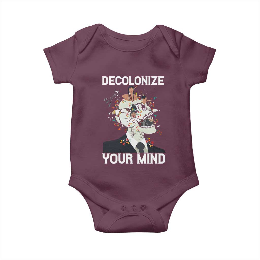 Indigenous People Native American Baby Onesie Decolonize Your Mind - Wonder Print Shop