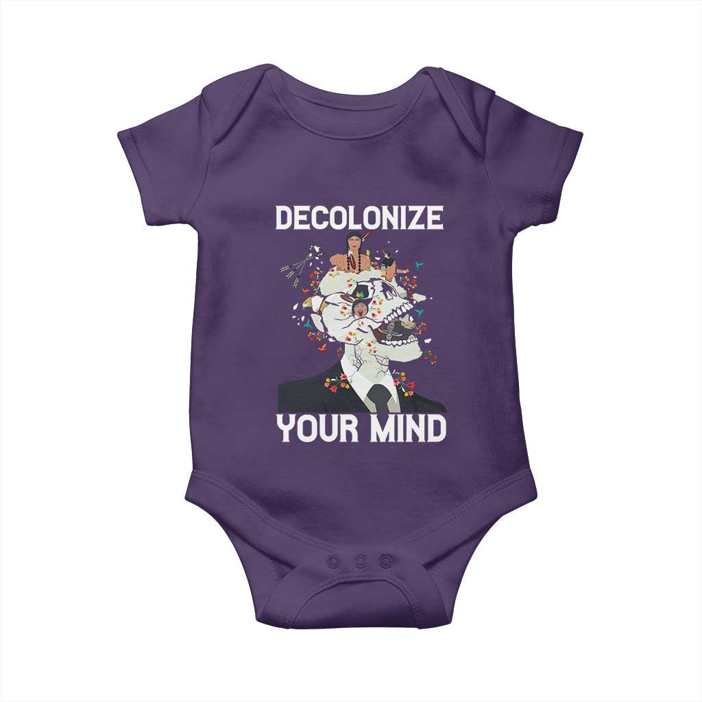 Indigenous People Native American Baby Onesie Decolonize Your Mind - Wonder Print Shop