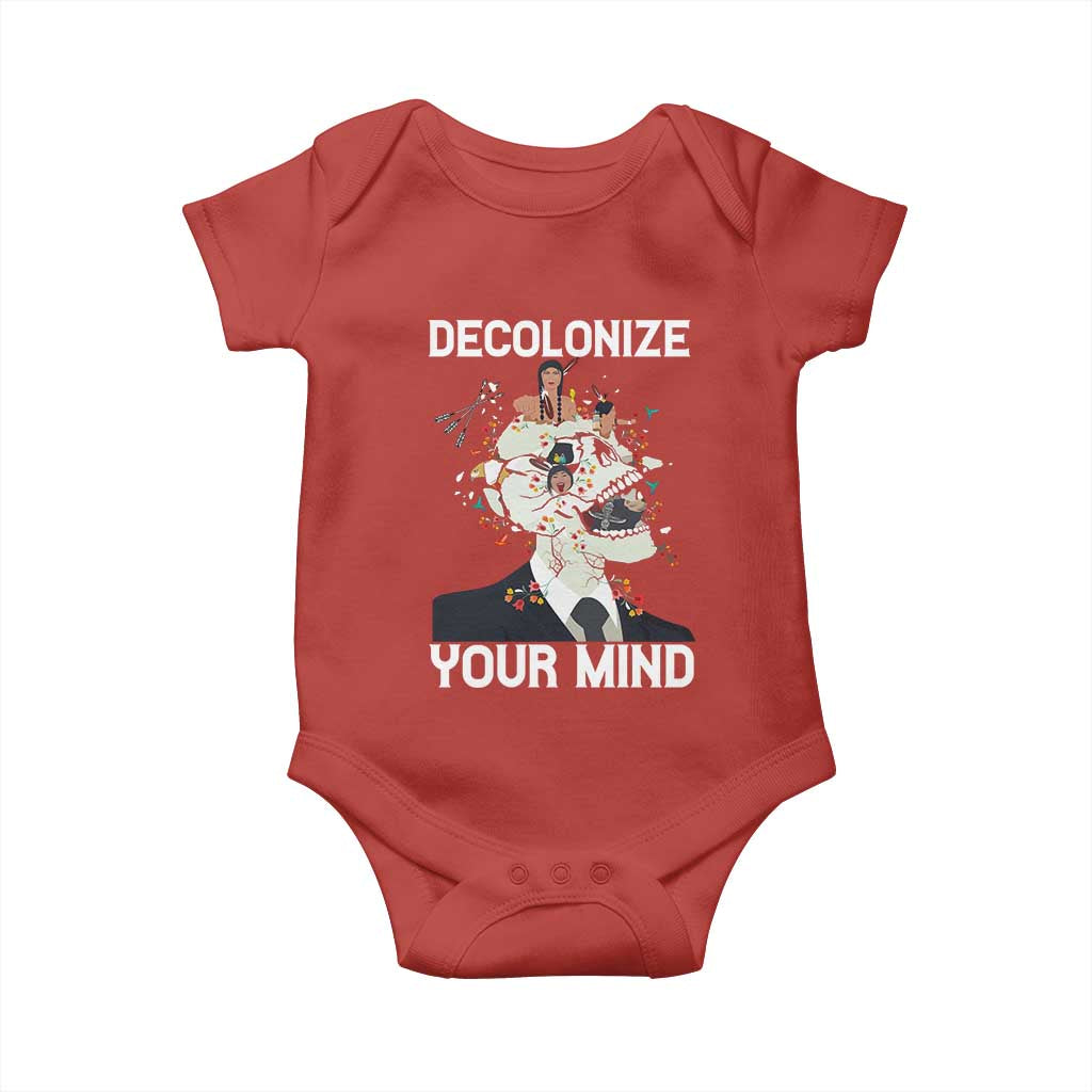 Indigenous People Native American Baby Onesie Decolonize Your Mind - Wonder Print Shop