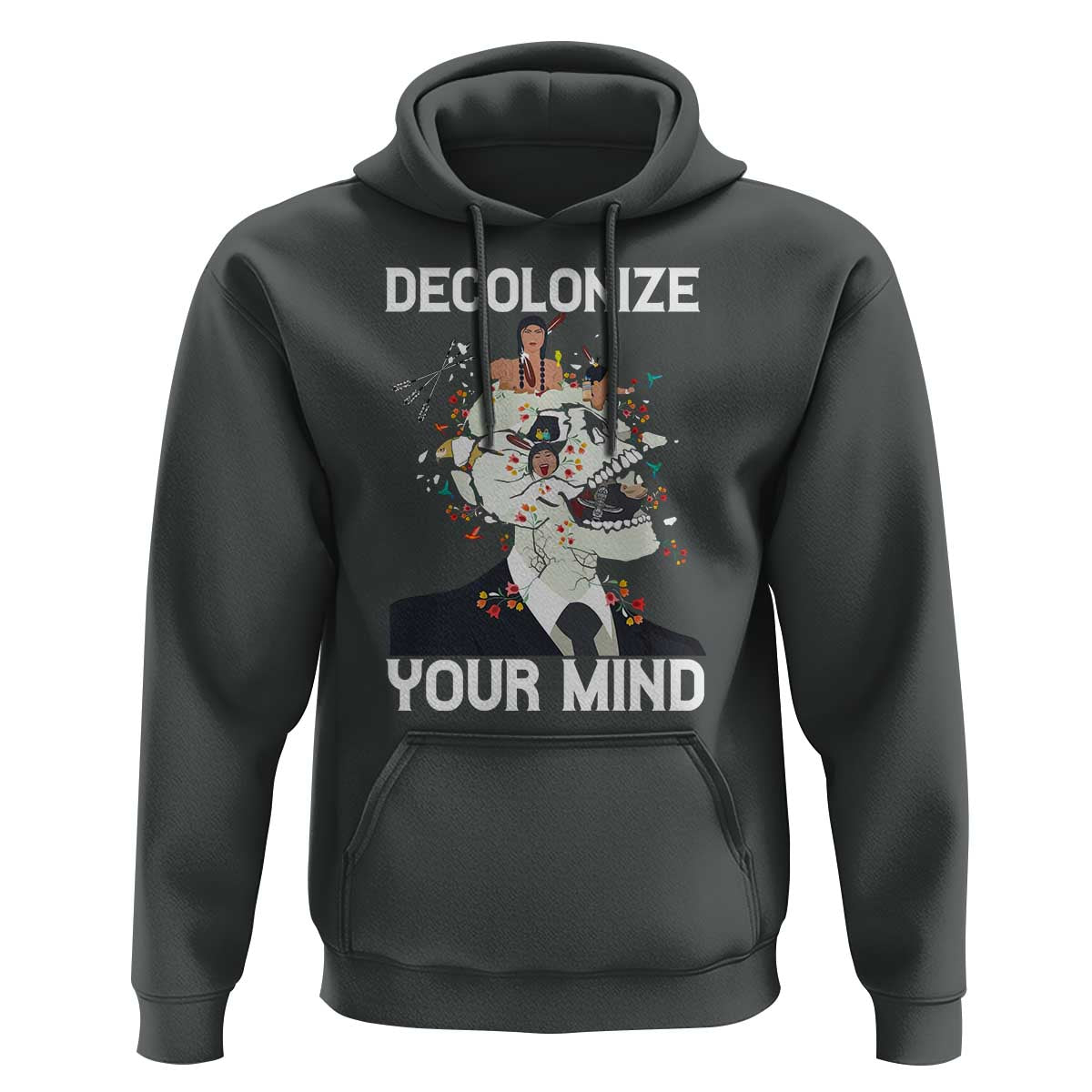 Indigenous People Native American Hoodie Decolonize Your Mind - Wonder Print Shop