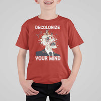 Indigenous People Native American T Shirt For Kid Decolonize Your Mind - Wonder Print Shop