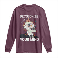Indigenous People Native American Long Sleeve Shirt Decolonize Your Mind - Wonder Print Shop