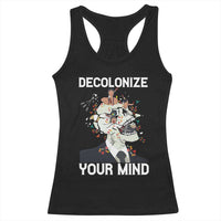 Indigenous People Native American Racerback Tank Top Decolonize Your Mind - Wonder Print Shop