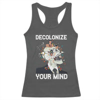 Indigenous People Native American Racerback Tank Top Decolonize Your Mind - Wonder Print Shop