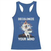 Indigenous People Native American Racerback Tank Top Decolonize Your Mind - Wonder Print Shop