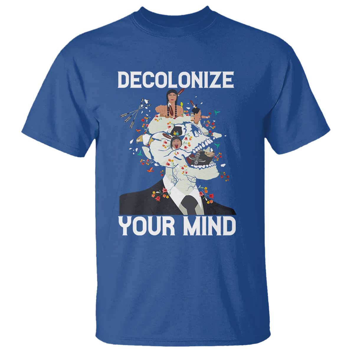 Indigenous People Native American T Shirt Decolonize Your Mind - Wonder Print Shop