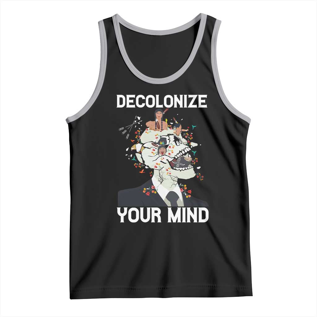 Indigenous People Native American Tank Top Decolonize Your Mind - Wonder Print Shop