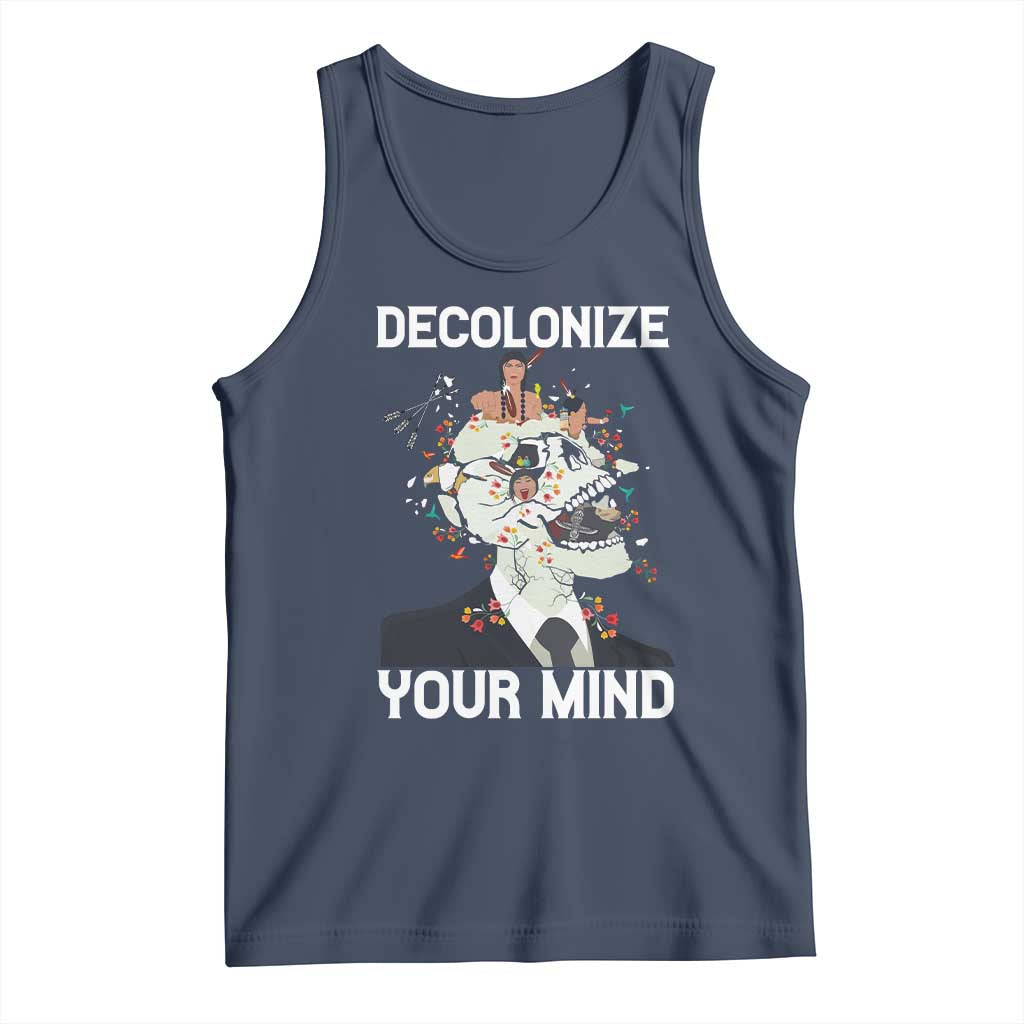 Indigenous People Native American Tank Top Decolonize Your Mind - Wonder Print Shop
