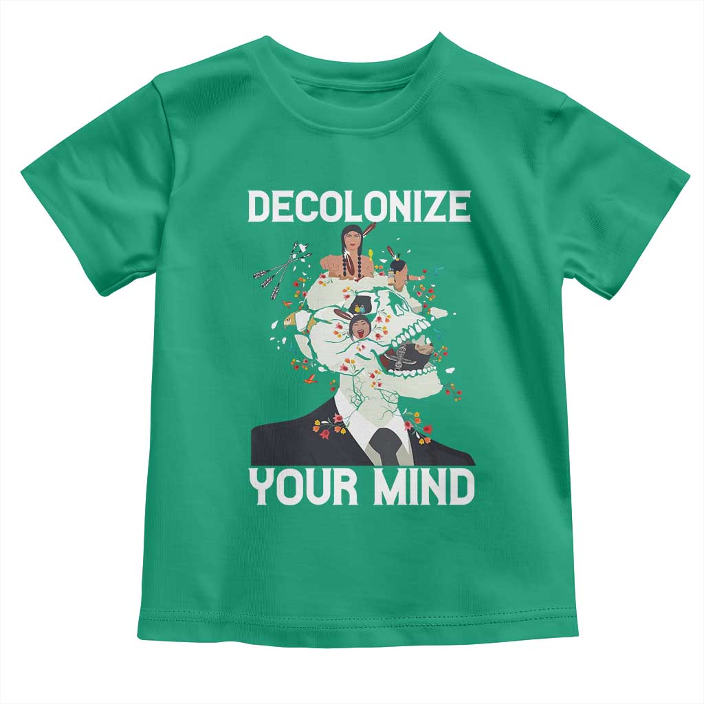 Indigenous People Native American Toddler T Shirt Decolonize Your Mind - Wonder Print Shop