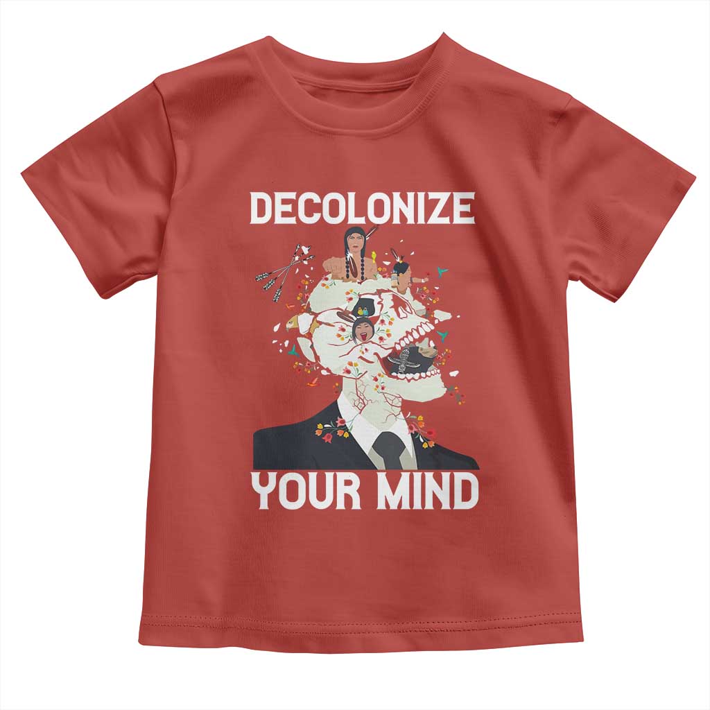 Indigenous People Native American Toddler T Shirt Decolonize Your Mind - Wonder Print Shop