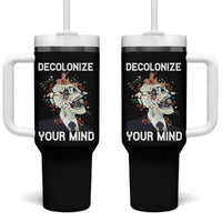 Indigenous People Native American Tumbler With Handle Decolonize Your Mind