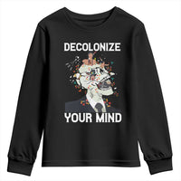 Indigenous People Native American Youth Sweatshirt Decolonize Your Mind - Wonder Print Shop