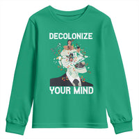 Indigenous People Native American Youth Sweatshirt Decolonize Your Mind - Wonder Print Shop