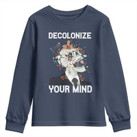 Indigenous People Native American Youth Sweatshirt Decolonize Your Mind - Wonder Print Shop