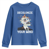 Indigenous People Native American Youth Sweatshirt Decolonize Your Mind - Wonder Print Shop
