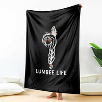Native American Women Throw Blanket Lumbee American Indian Tribe Indigenous Girl Life - Wonder Print Shop