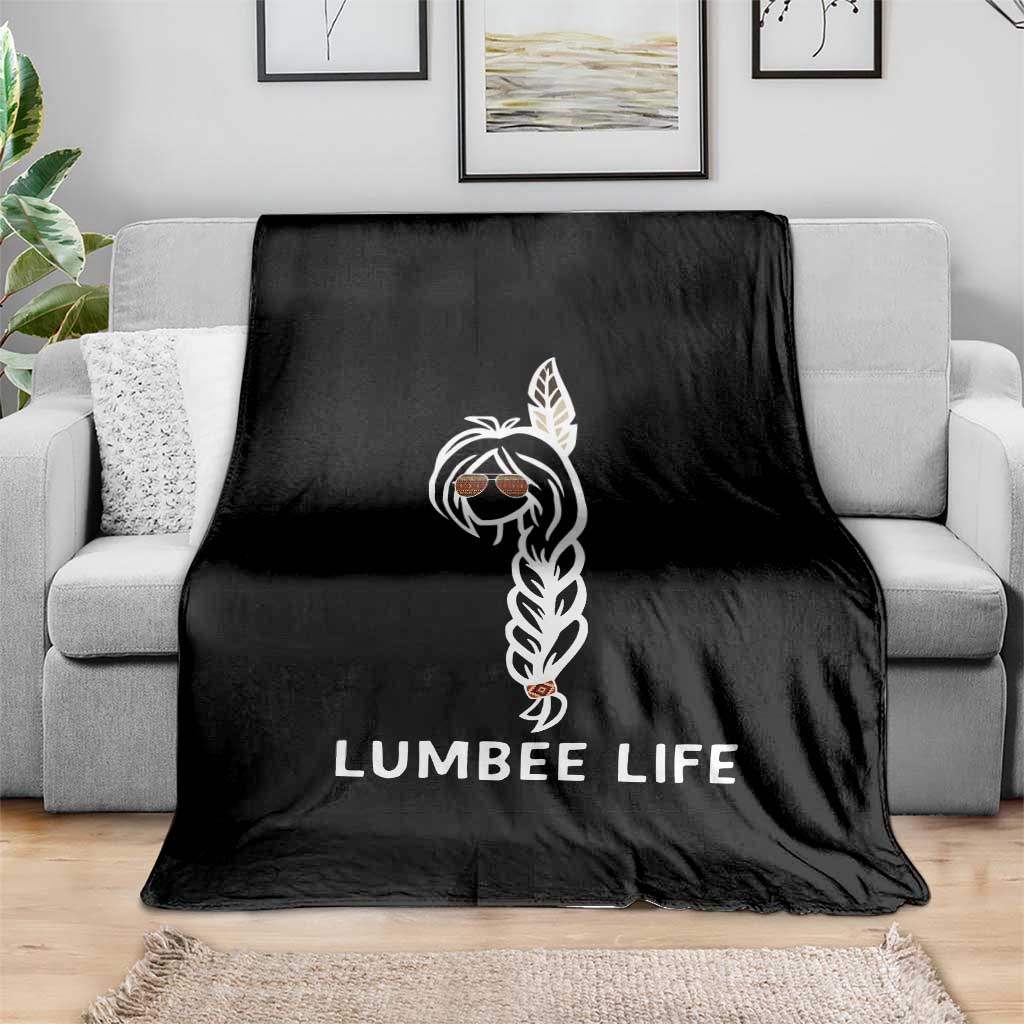 Native American Women Throw Blanket Lumbee American Indian Tribe Indigenous Girl Life - Wonder Print Shop