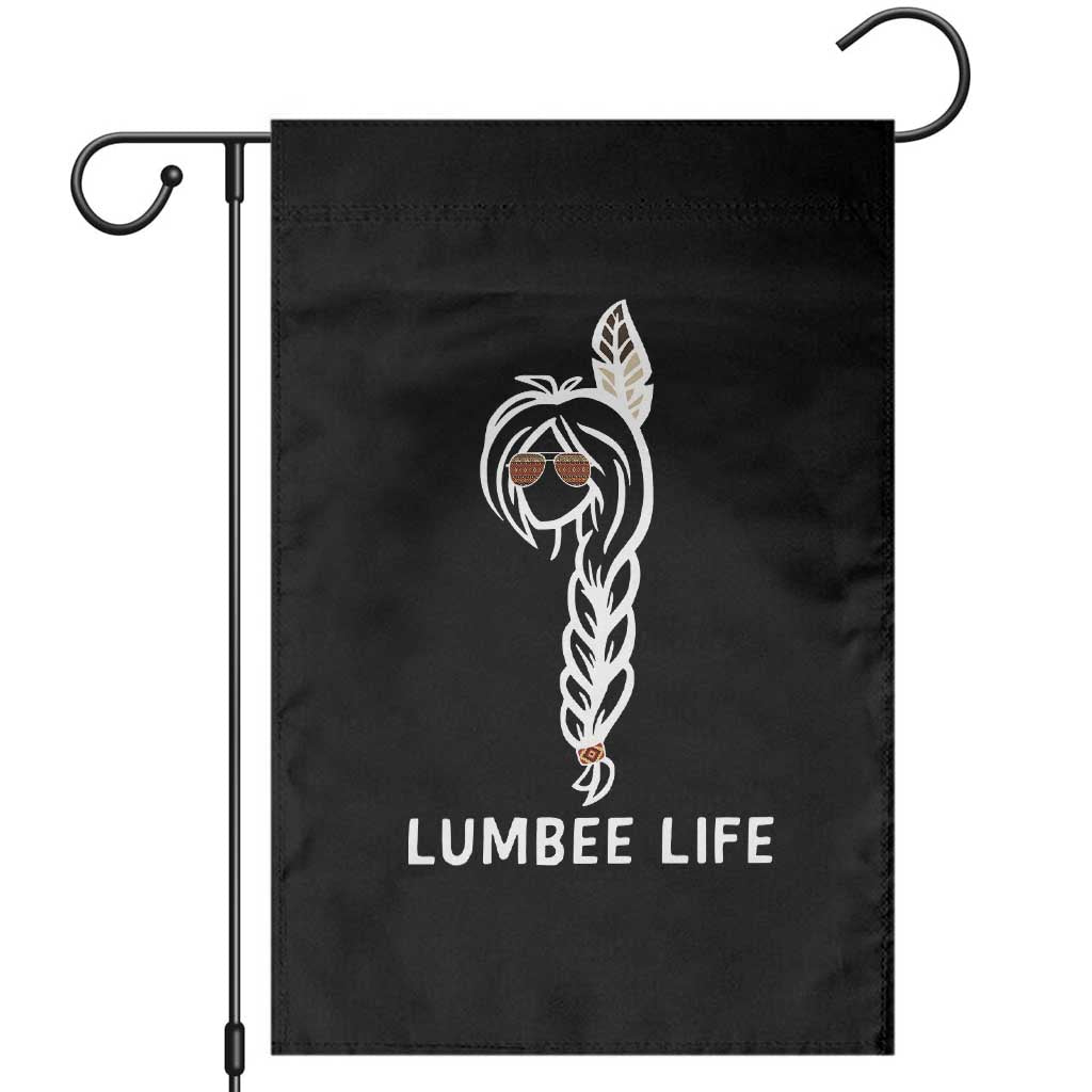 Native American Women Garden Flag Lumbee American Indian Tribe Indigenous Girl Life - Wonder Print Shop
