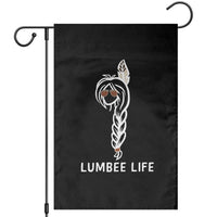 Native American Women Garden Flag Lumbee American Indian Tribe Indigenous Girl Life - Wonder Print Shop